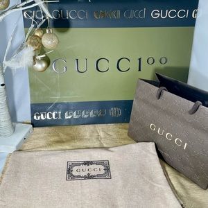 Limited edition of collectible Gucci shopping bag